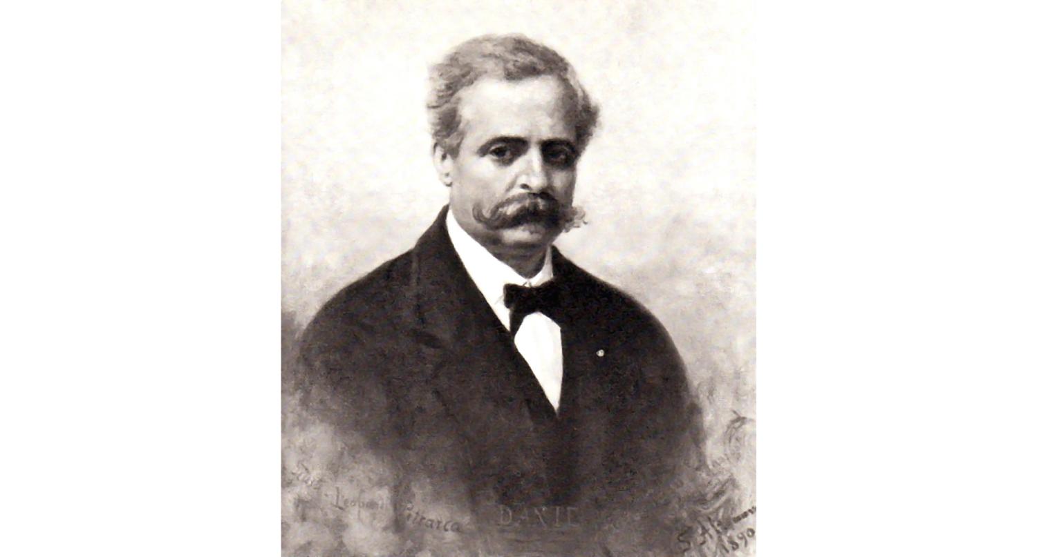 Saverio Altamura, Ritratto di Francesco De Sanctis, 1890. Napoli, Museo Nazionale di San Martino. 