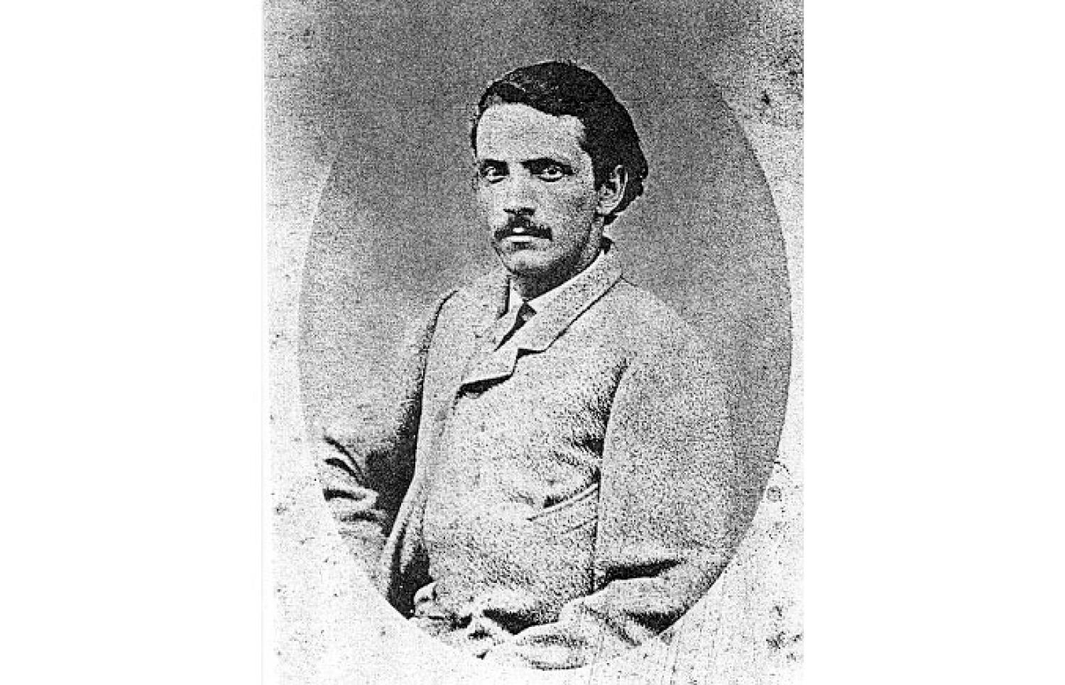 Ritratto fotografico di Giuseppe Cesare Abba.