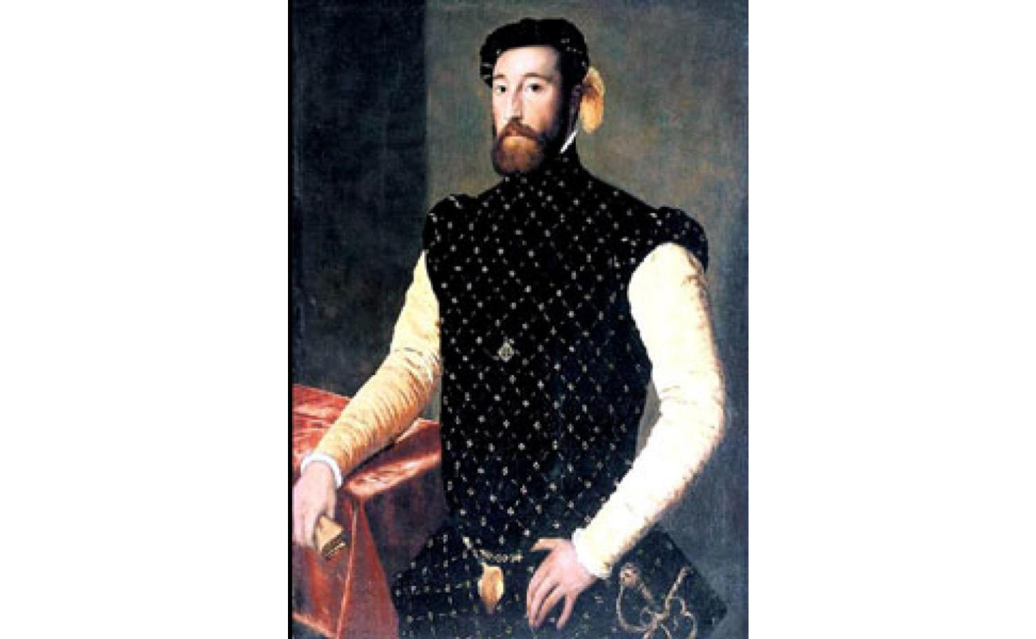 Pontormo, <em>Ritratto di Garcilaso de la Vega</em>, XVI secolo. Dresda, Dresden Art Galleries.