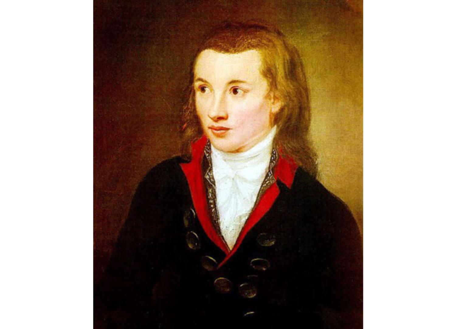 Johann Franz Peter Paul Gareis, <em>Ritratto di Novalis</em>, 1799