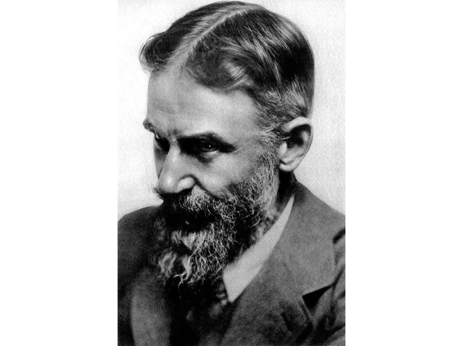 Ritratto fotografico di George Bernard Shaw.