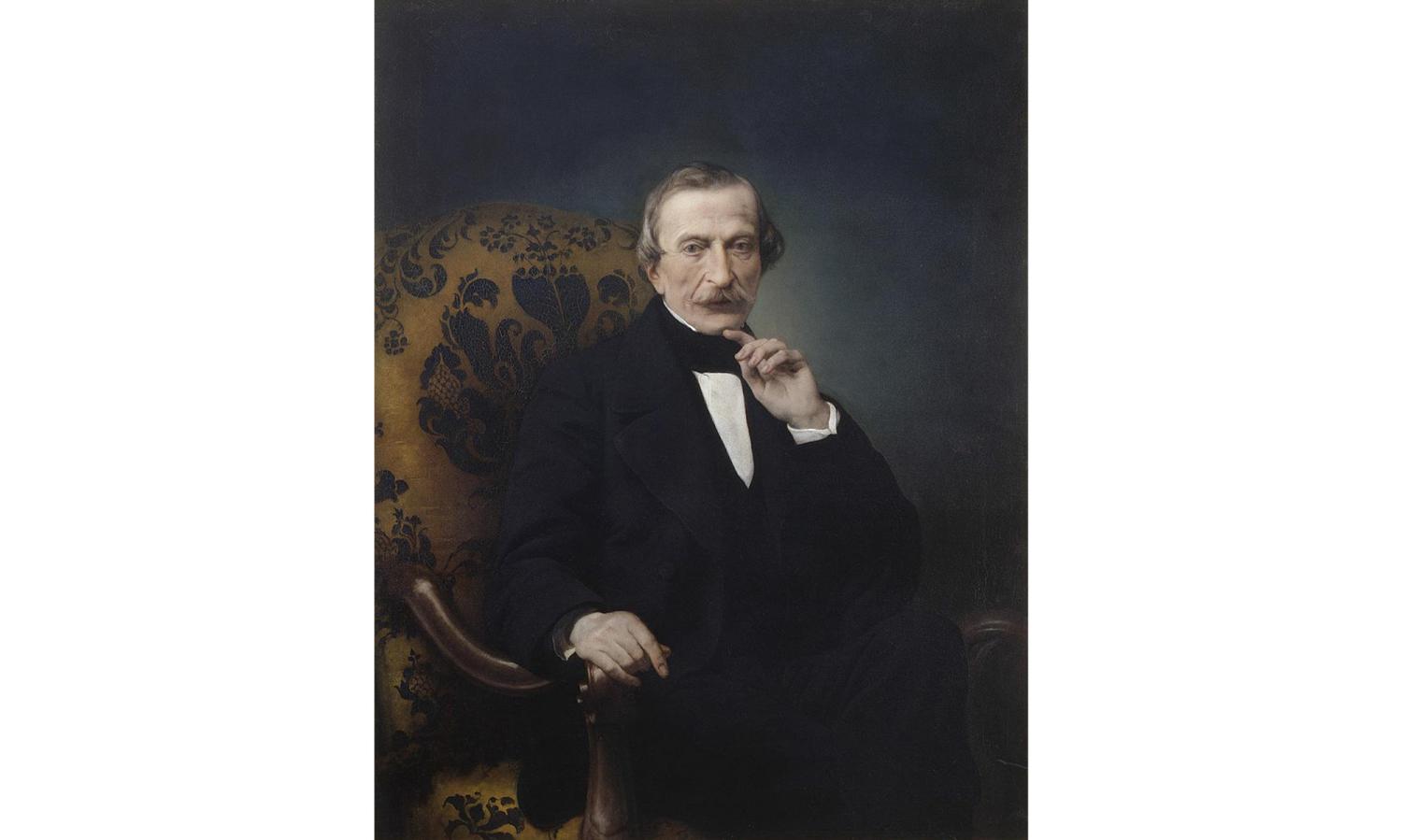 Francesco Hayez, Ritratto di Massimo d'Azeglio, 1860. Milano, Pinacoteca di Brera.