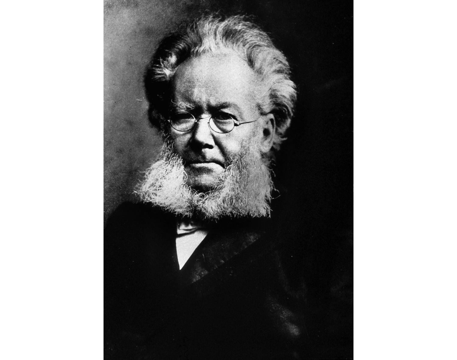 Henrik Ibsen ritratto dal fotografo Julius Cornelius Schaarwächter.