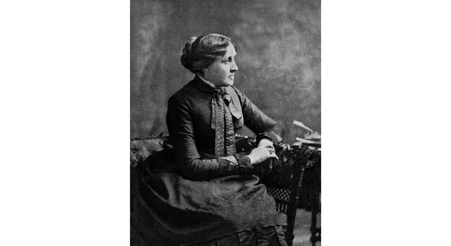 Ritratto fotografico di Louisa May Alcott.