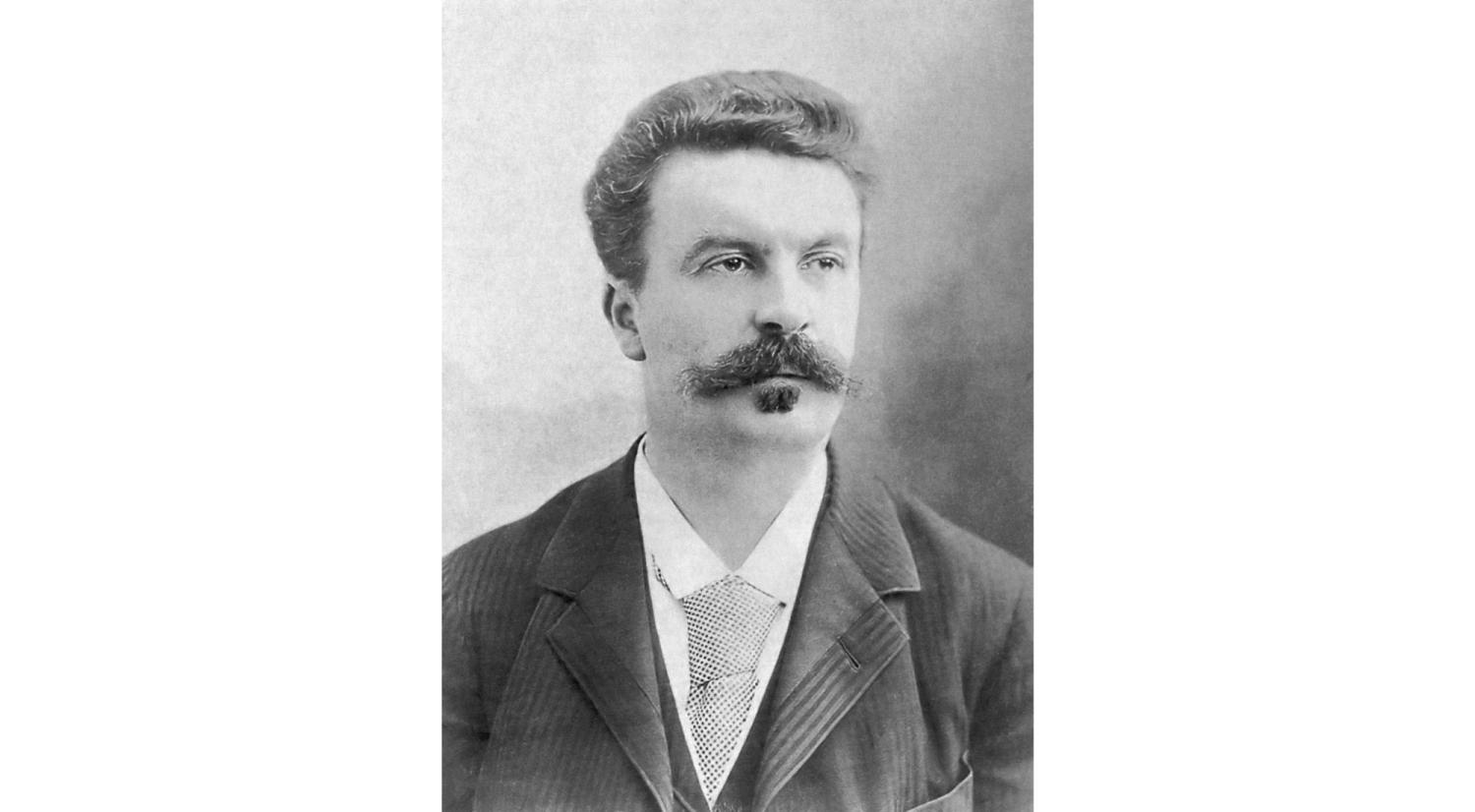 Guy de Maupassant in una fotografia di Félix Nadar, 1888 circa. Parigi, Bibliothèque Nationale de France.