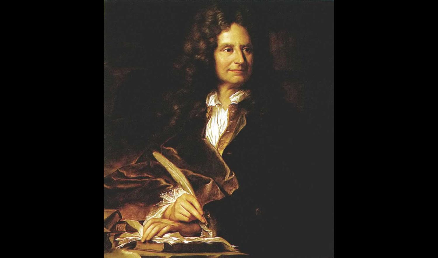 Hyacinthe Rigaud, Nicolas Boileau-Despréaux, 1704.