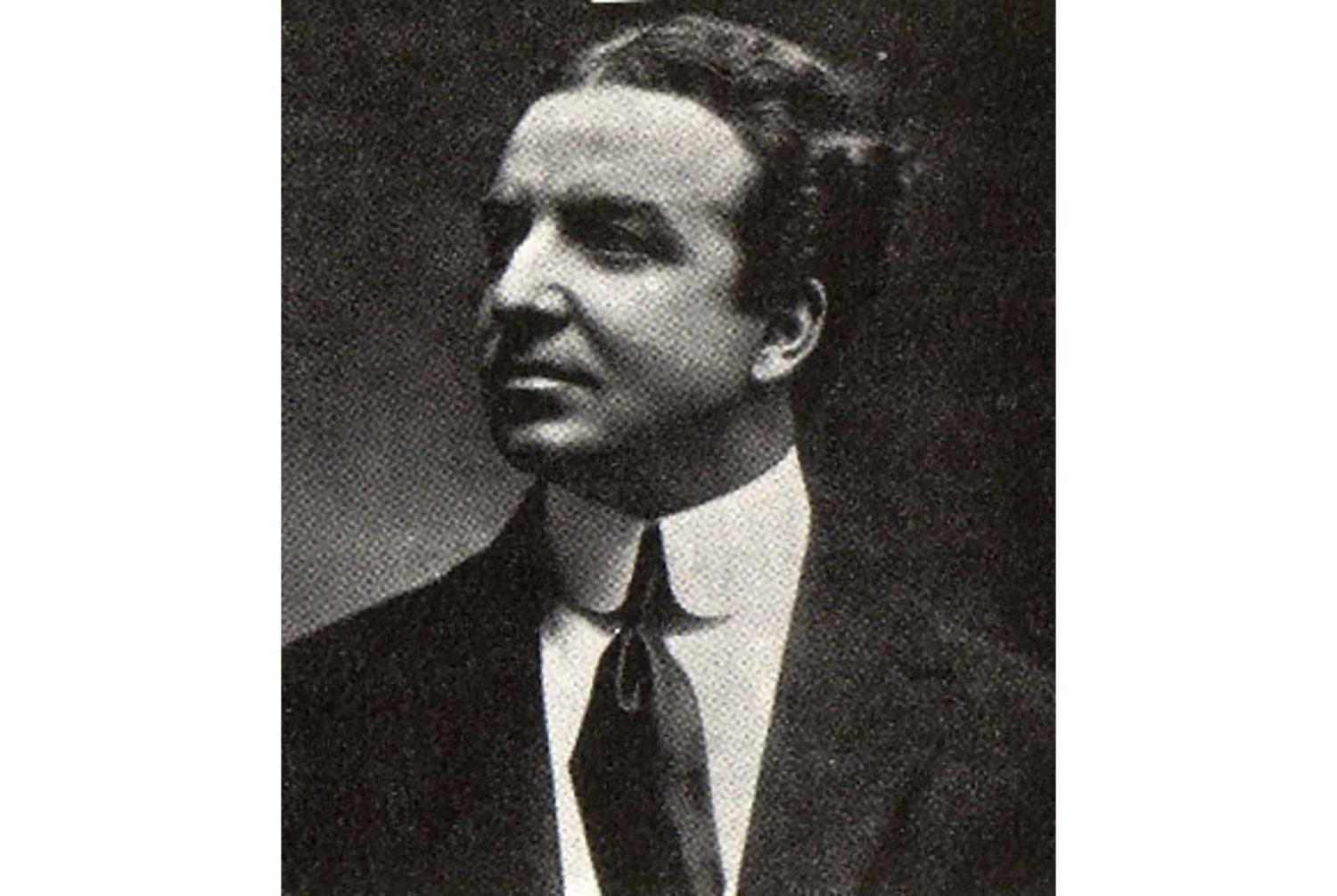 Aldo Palazzeschi in una fotografia di Mario Nunes Vais, 1913. 