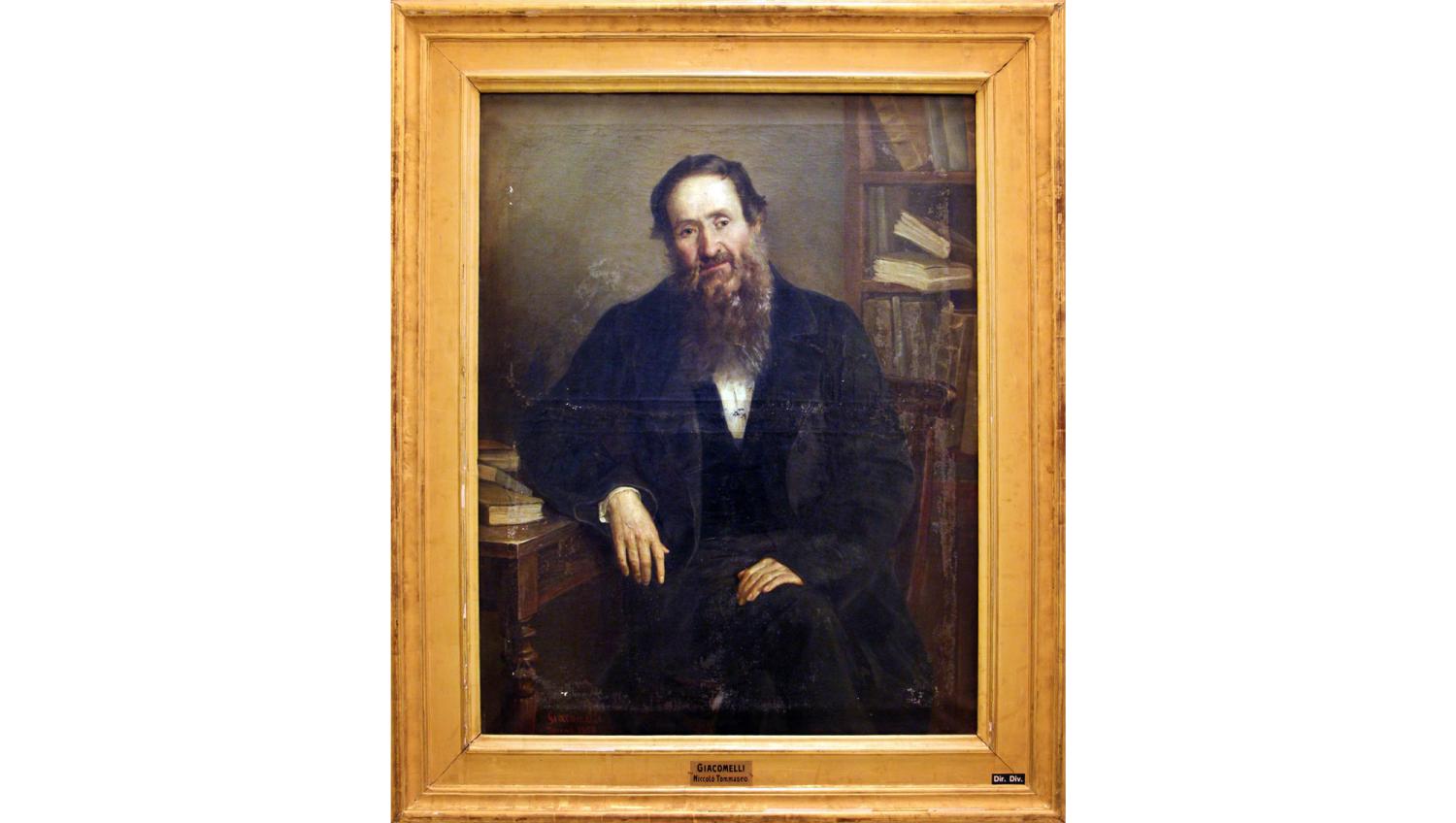 Vincenzo Giacomelli, <em>Ritratto di Niccolò Tommaseo</em>. Firenze, Biblioteca Nazionale Centrale.